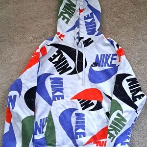 Mens hoodie - multiple color Nike check